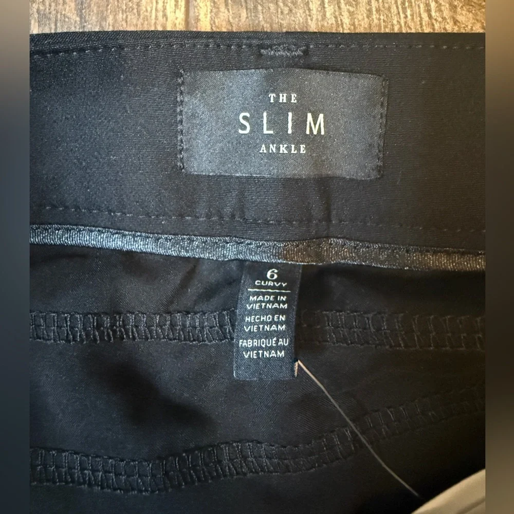 White House Black Market NWT Black Curvy Slim Ankle Sz 6 - Picture 6 of 9